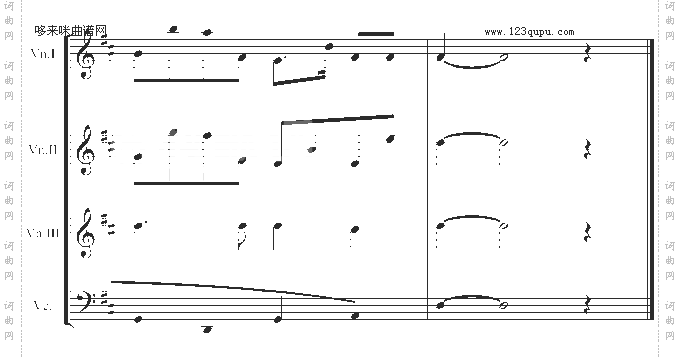 卡农交响曲3小提琴+1大提琴-帕赫贝尔-Pachelbel