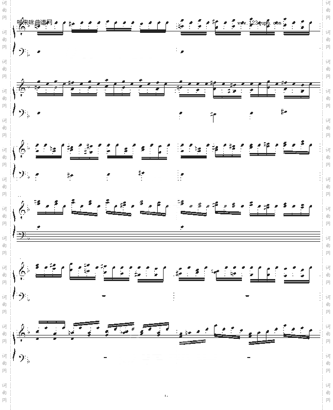 巴赫第一键盘钢琴乐协奏曲第一乐章-巴赫