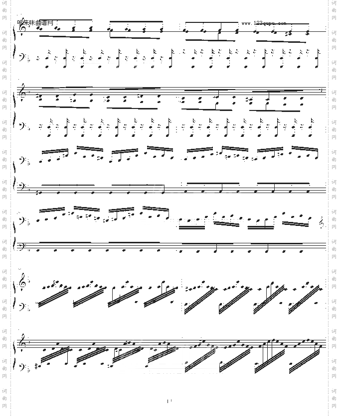 巴赫第一键盘钢琴乐协奏曲第一乐章-巴赫