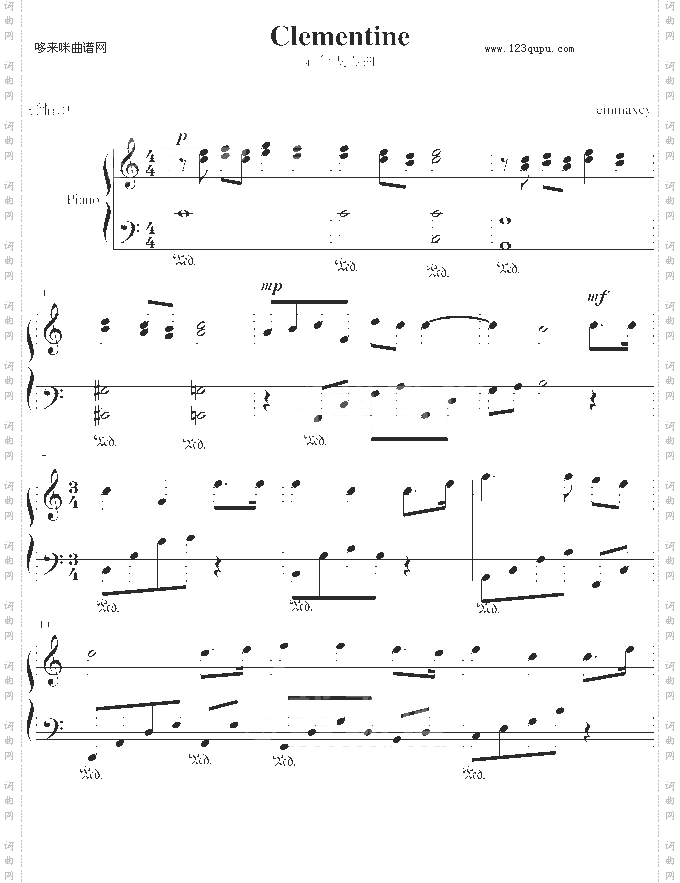 Clementine新年变奏曲-世界名曲
