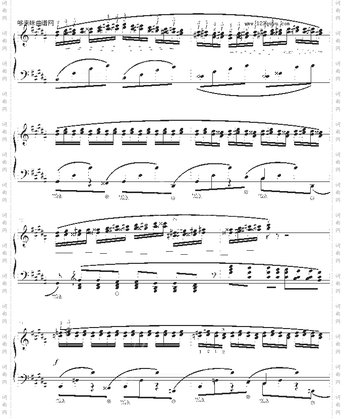 肖邦三度练习曲op.25no.6-肖邦
