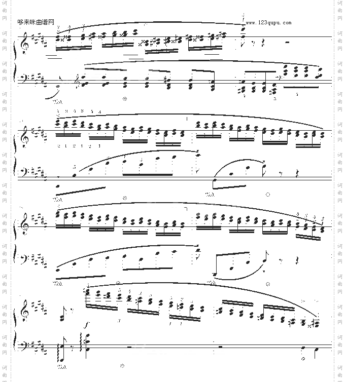 肖邦三度练习曲op.25no.6-肖邦
