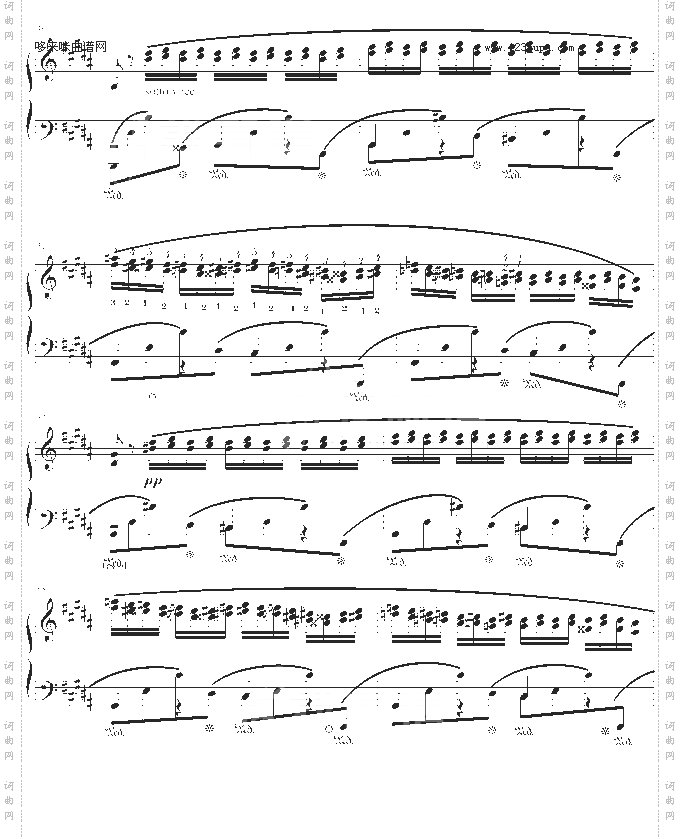 肖邦三度练习曲op.25no.6-肖邦