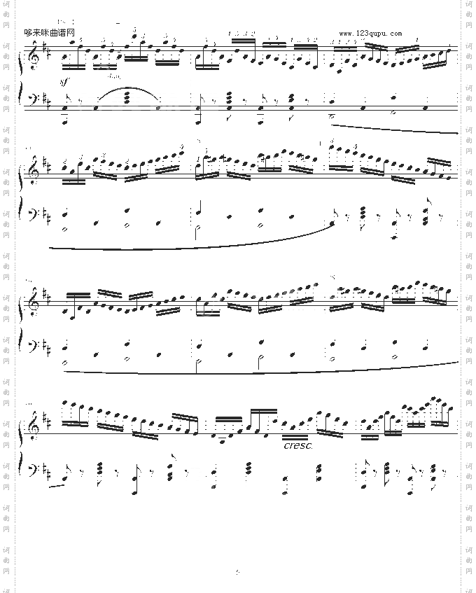 练习曲Op.740No.3-车尔尼