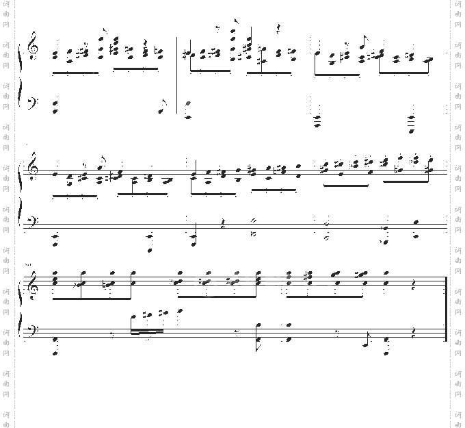 第二钢琴奏鸣曲第二乐章-普罗科非耶夫