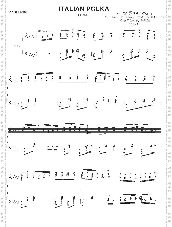 意大利波尔卡-拉赫马尼若夫