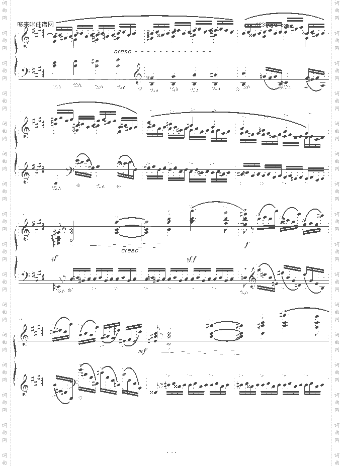 练习曲Op.10No.4原版-肖邦