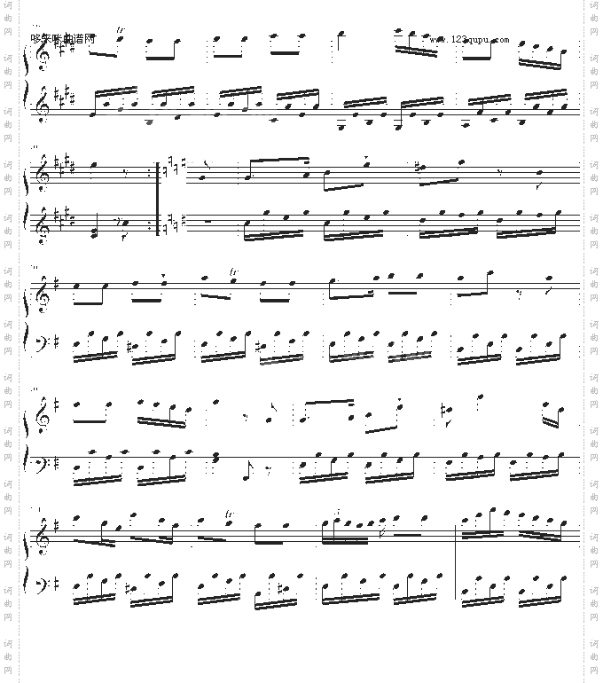 海顿钢琴奏鸣曲34-终乐章-海顿