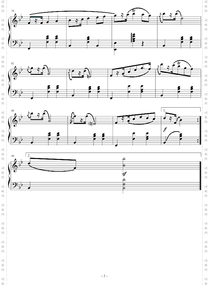 玛祖卡op.7no.1
