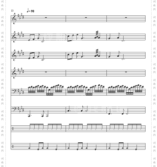 止战之殇-总谱版-周杰伦