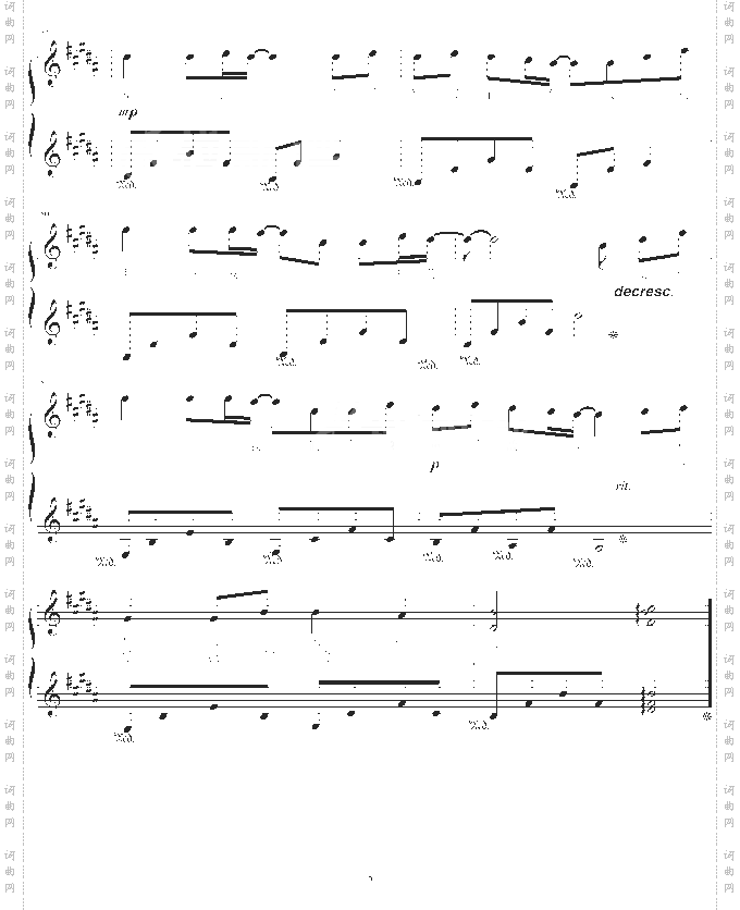 童话-B大调简易版-光良