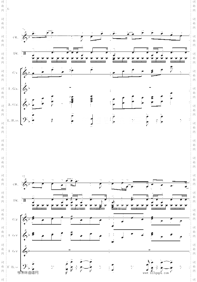 一路向北-总谱-manle版-周杰伦