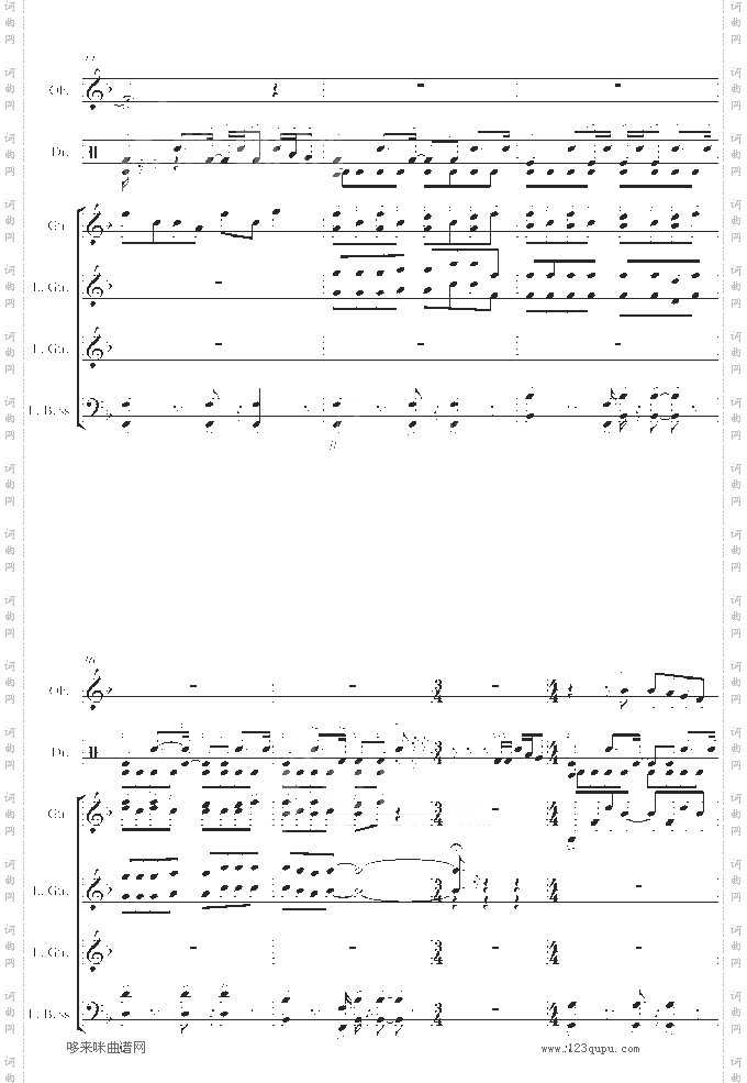 一路向北-总谱-manle版-周杰伦