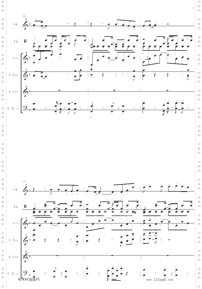 一路向北-总谱-manle版-周杰伦