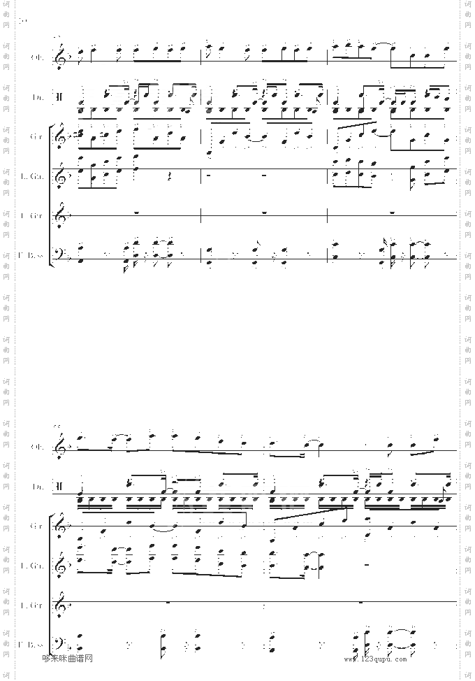 一路向北-总谱-manle版-周杰伦