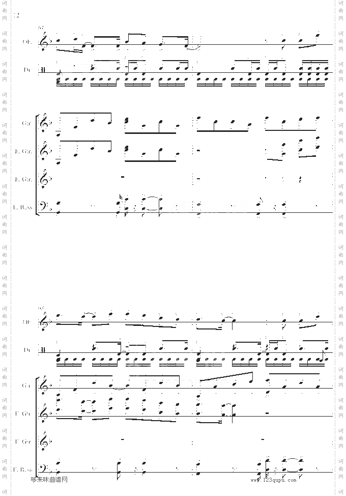 一路向北-总谱-manle版-周杰伦