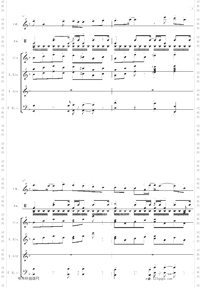 一路向北-总谱-manle版-周杰伦