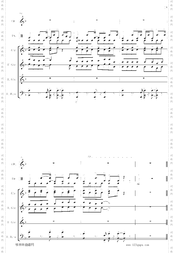 一路向北-总谱-manle版-周杰伦