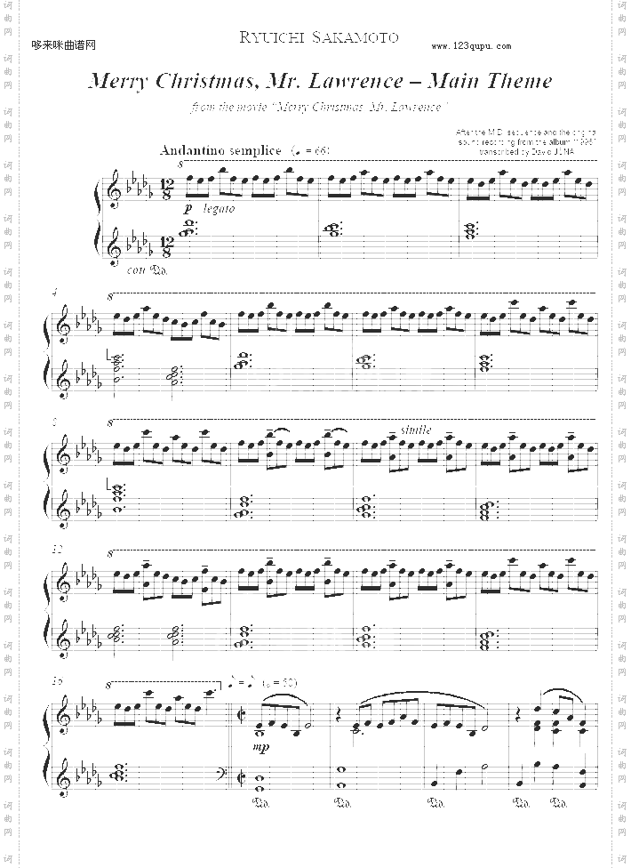 MerryChristmasMr.Lawrencemaintheme-RyuichiSa