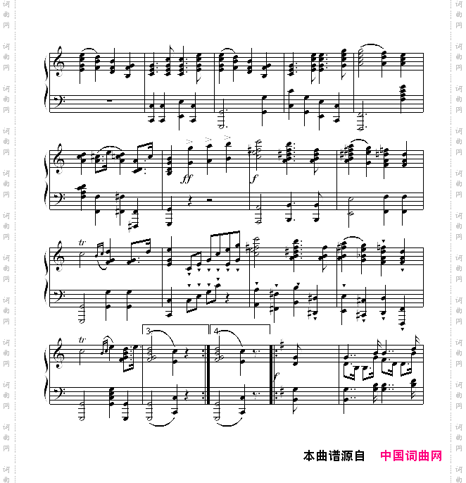婚礼进行曲门德尔松作曲版