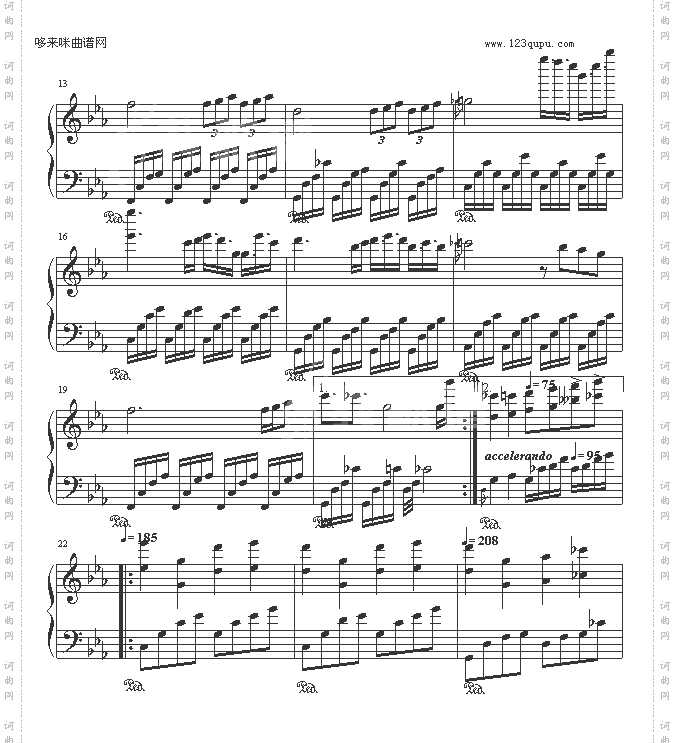 深情地倾诉-C小调钢琴曲-raymond142