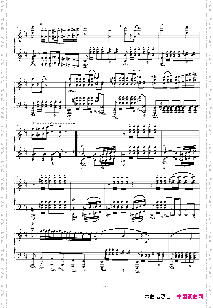 波兰军队舞曲-Op.40No.1