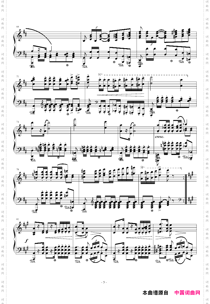 波兰军队舞曲-Op.40No.1