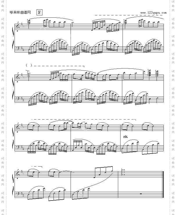 生活的旋律钢琴独奏-OK贴