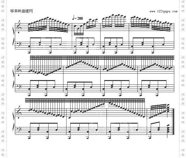 C小调练习曲-清代皇帝