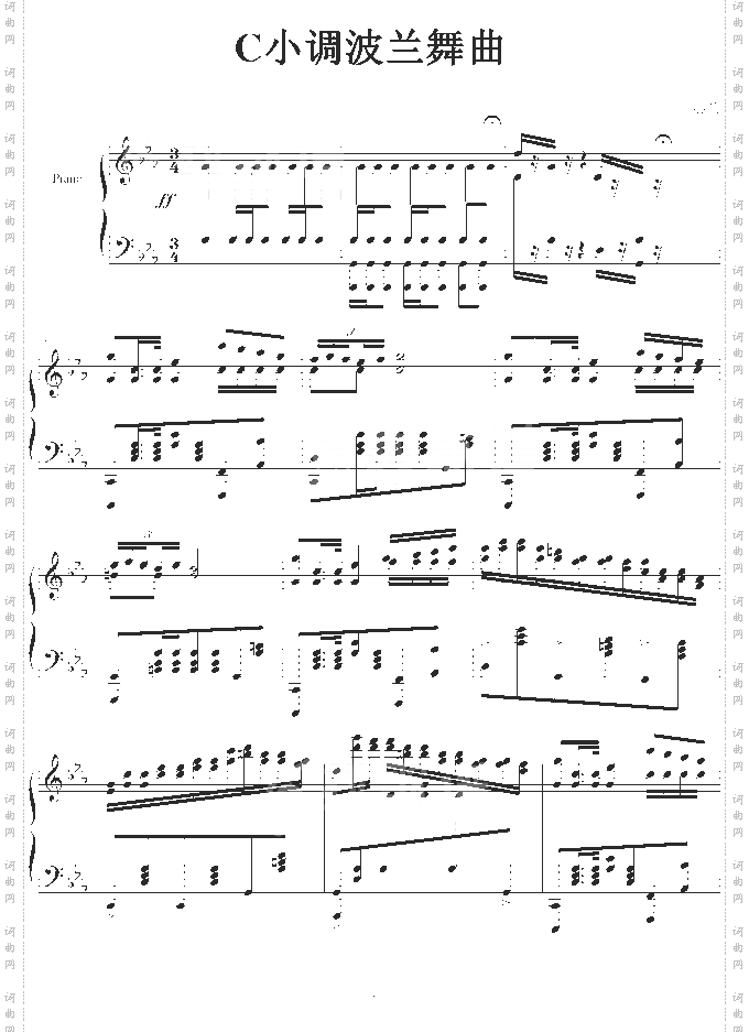 c小调波兰舞曲