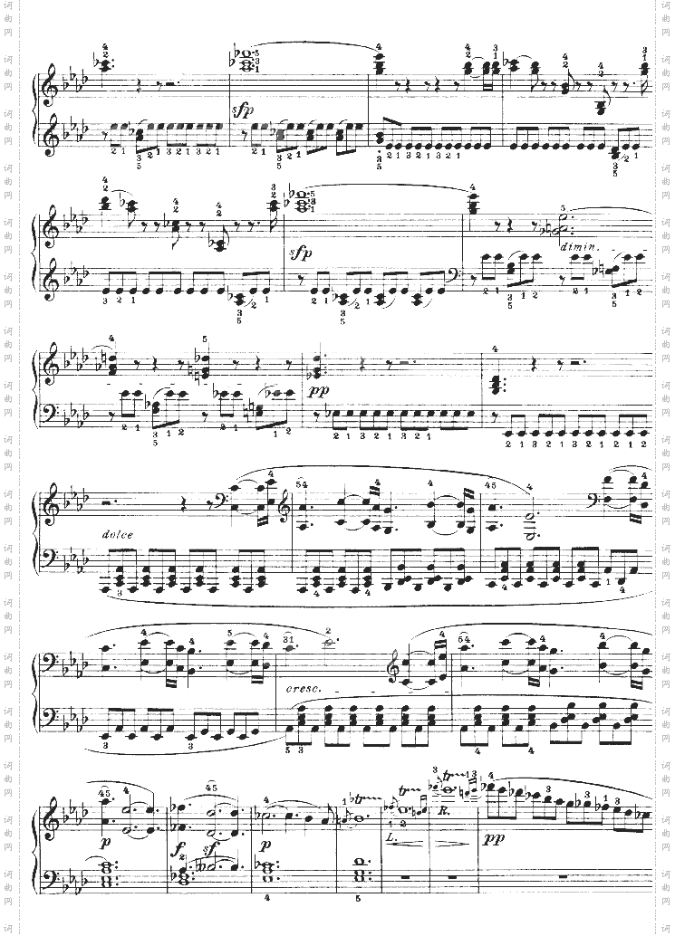 热情奏鸣曲-作品57号第二十三钢琴奏鸣曲