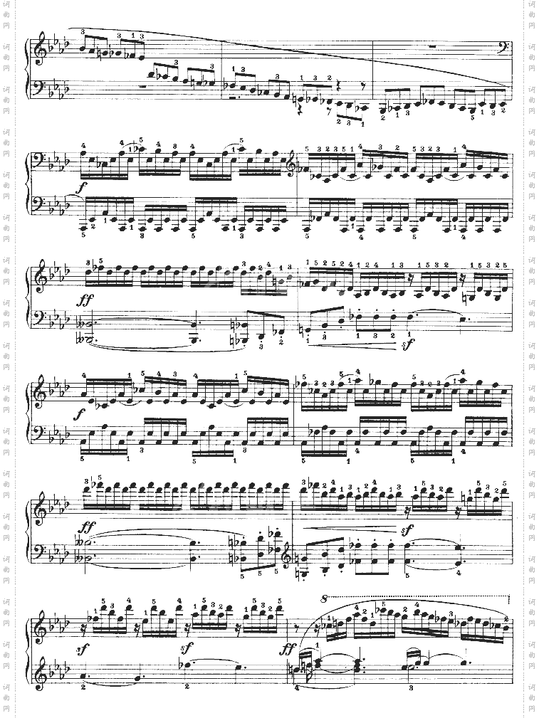 热情奏鸣曲-作品57号第二十三钢琴奏鸣曲