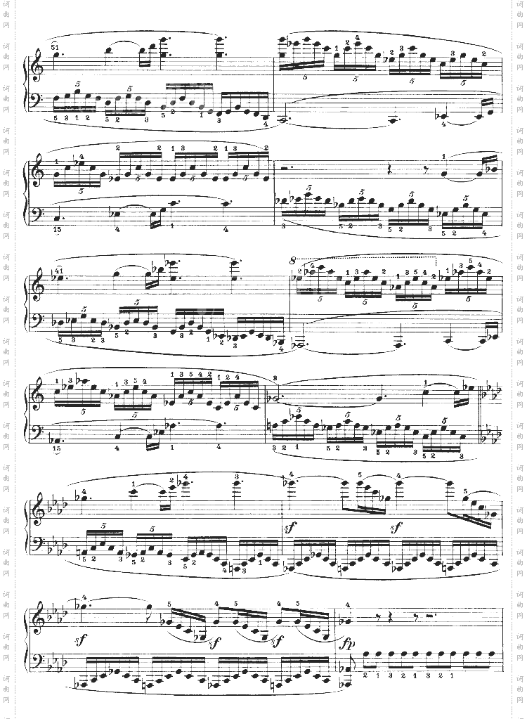 热情奏鸣曲-作品57号第二十三钢琴奏鸣曲