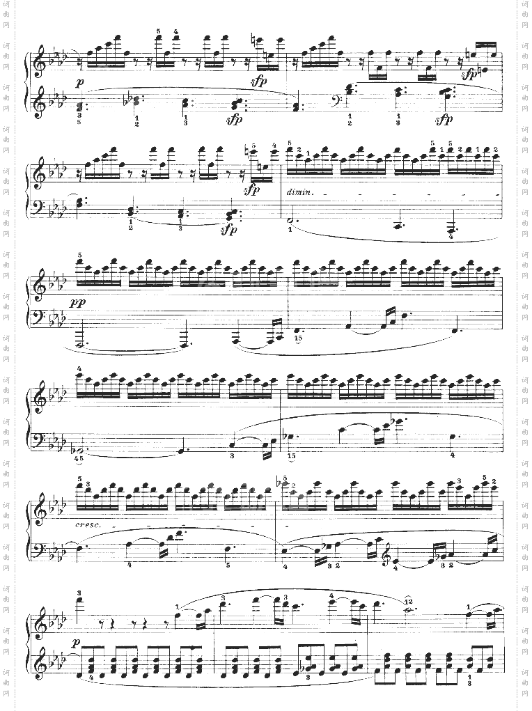 热情奏鸣曲-作品57号第二十三钢琴奏鸣曲