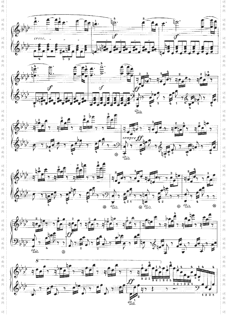 热情奏鸣曲-作品57号第二十三钢琴奏鸣曲
