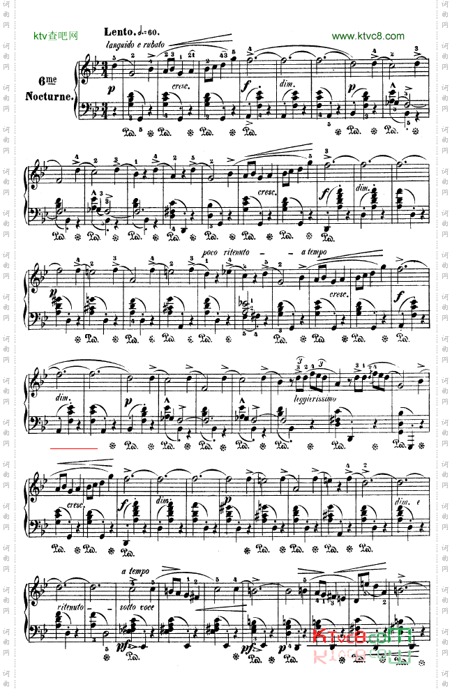 g小调夜曲作品15号-OP15-NO.3