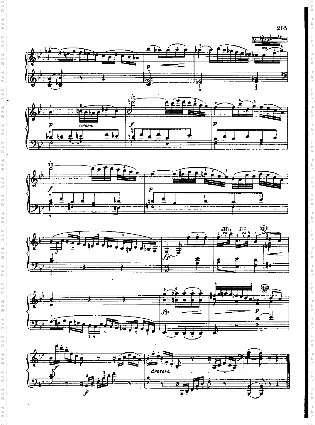奏鸣曲Nr.533键盘类钢琴