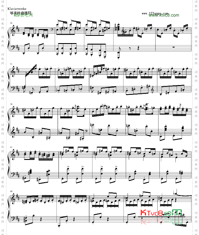 随想曲Op.76No.2-勃拉姆斯