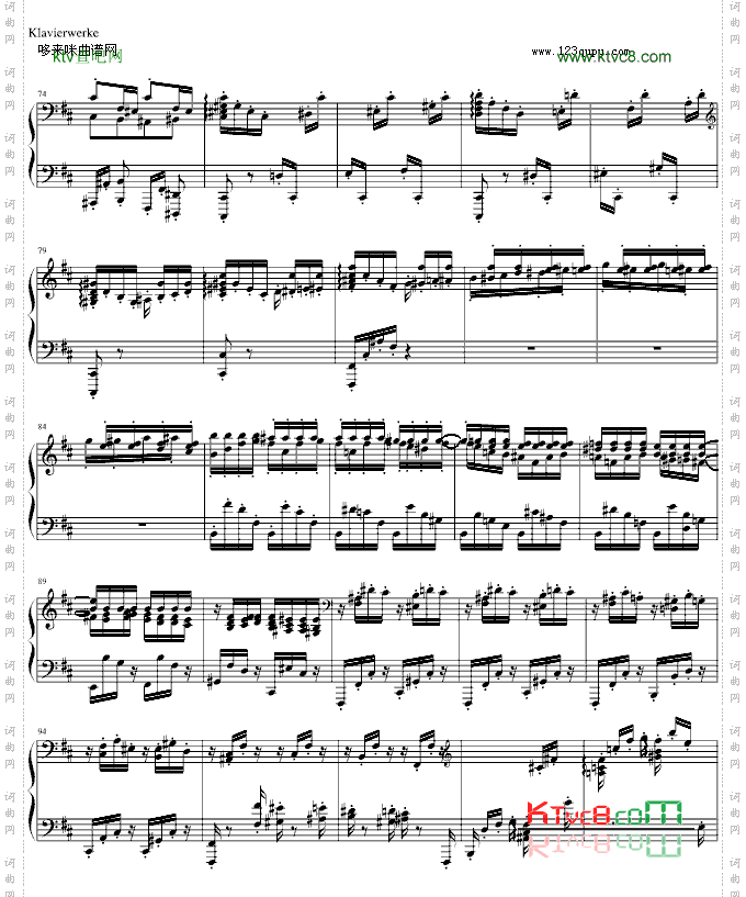 随想曲Op.76No.2-勃拉姆斯