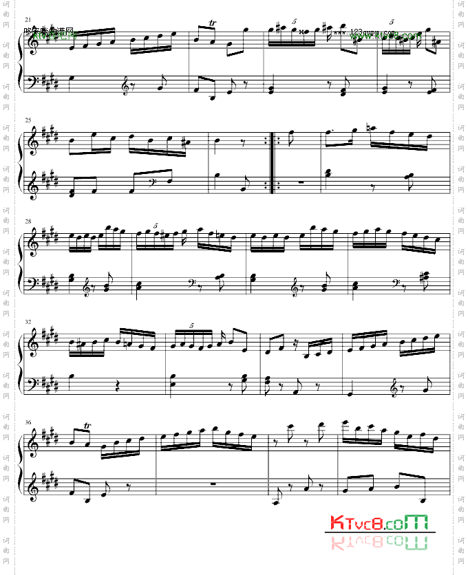 海顿钢琴奏鸣曲34-终乐章-海顿