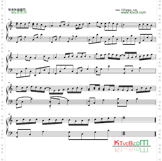 卡农最简版野蛮女友-帕赫贝尔-Pachelbel