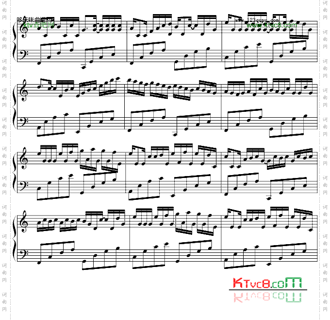 卡农-完美简单版-帕赫贝尔-Pachelbel