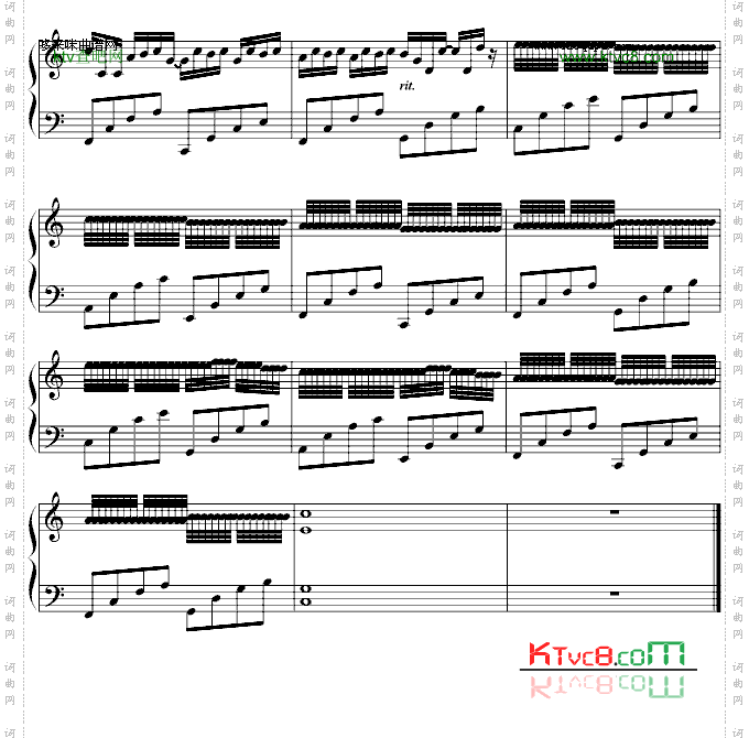 卡农-完美简单版-帕赫贝尔-Pachelbel