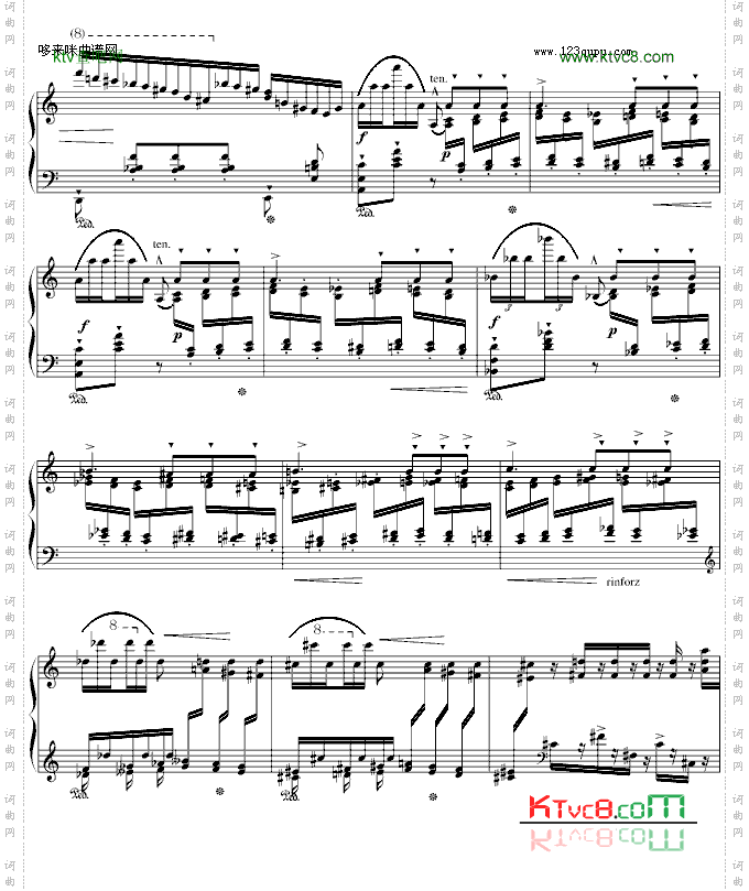 超凡练习曲无题第二首-李斯特