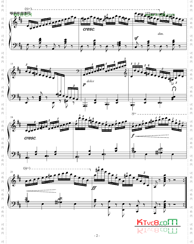练习曲Op.740No.3-车尔尼