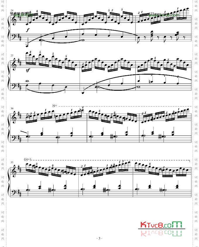 练习曲Op.740No.3-车尔尼