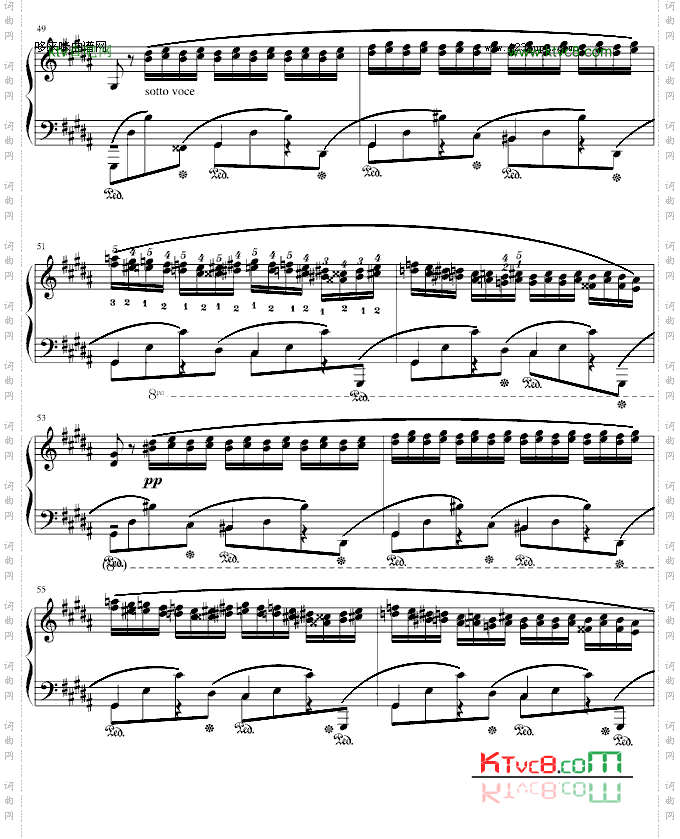肖邦三度练习曲op.25no.6-肖邦