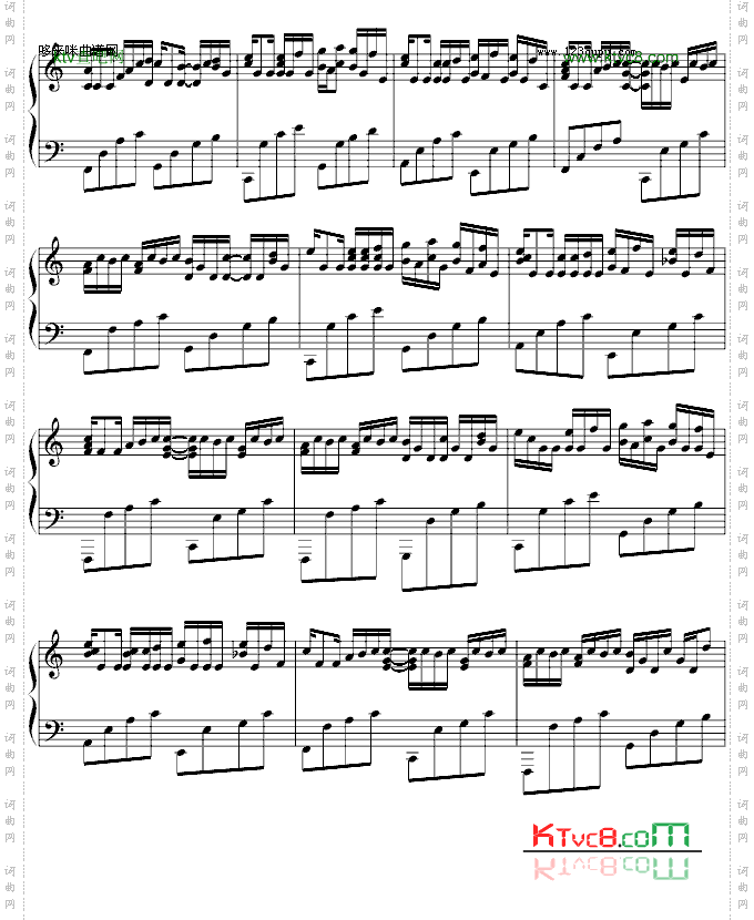 卡农-演奏版-Geogrewinston-帕赫贝尔-Pachelbel