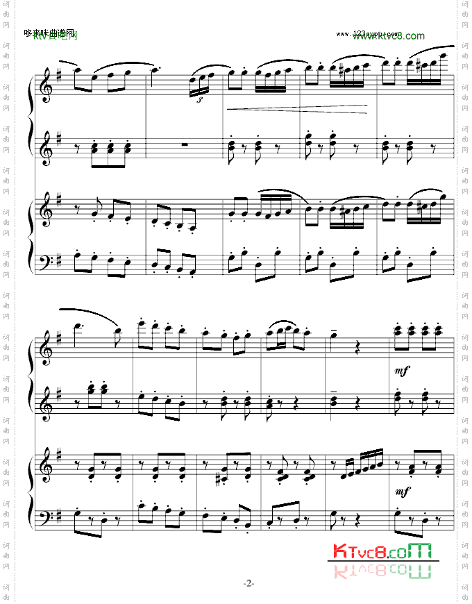 巡逻兵进行曲-四手联弹-弗兰克·米查姆