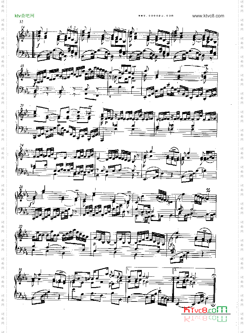 波洛奈兹舞曲键盘类钢琴